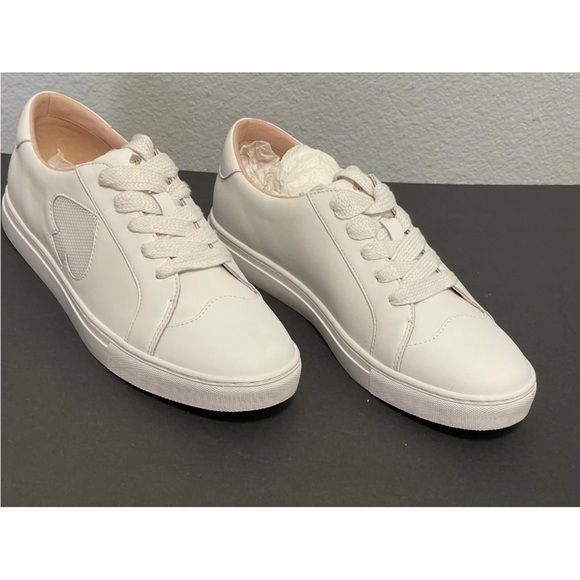 Kate Spade White Leather Sneakers Size 8.5. NWOT. - Picture 8 of 16